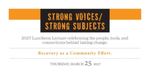 2027 Strong Voices/Strong Subjects banner